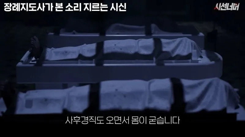 장례지도사, 시신에서 나는 비명 소리 목격