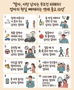 엄마가 해주는 현실적인 연애 조언 10가지