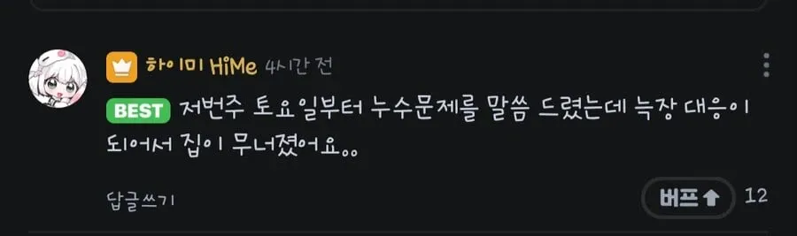 스트리머의 휴방 이유