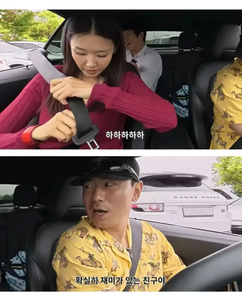 안전벨트 착용, 이런 방식은 처음 보네요