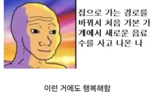 행복 역치 낮은 사람의 특징