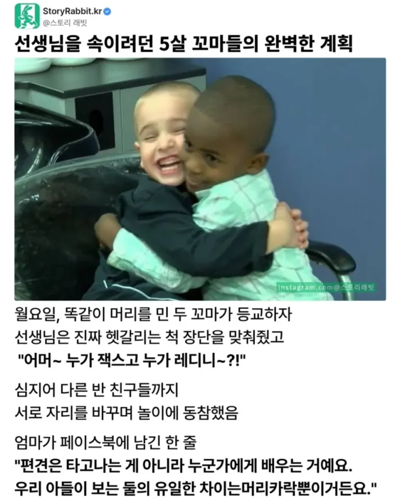선생님을 속이려던 5살 꼬마들의 완벽한 계획