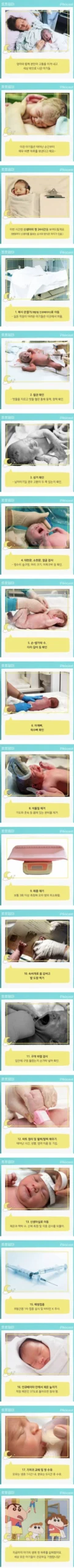 생후 24시간, 신생아의 첫 시간들