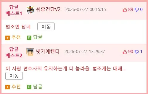 학교 폭력 재판 불출석해 패소한 변호사 근황