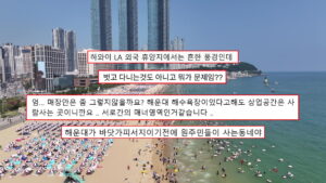 비키니 복장, 카페·마트까지 등장…네티즌들 뜨거운 반응