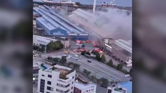 부산 사하구 철강 업체서 6시간 만에 초기 화재 진압