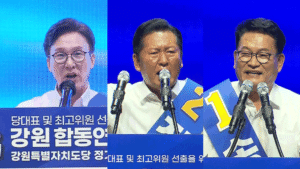 김민석, 민주당 강원·대구경북 경선서 승리…누적 득표율은 여전히 근소한 차이
