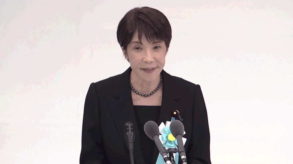 다카이치 총리, 야스쿠니 대신 '공물' 봉납…'반성' 언급 배제