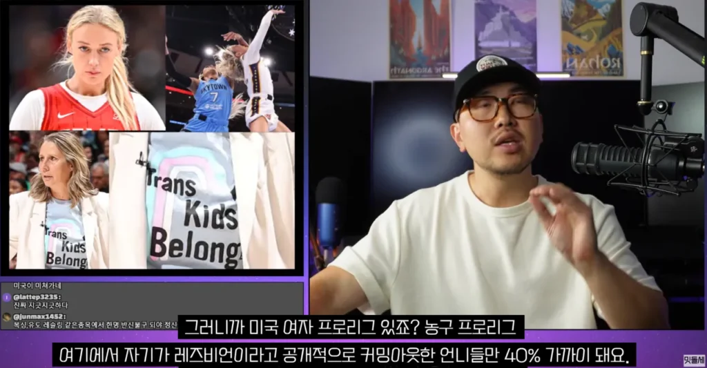 미국 WNBA 현황, 젠더 논란 심화