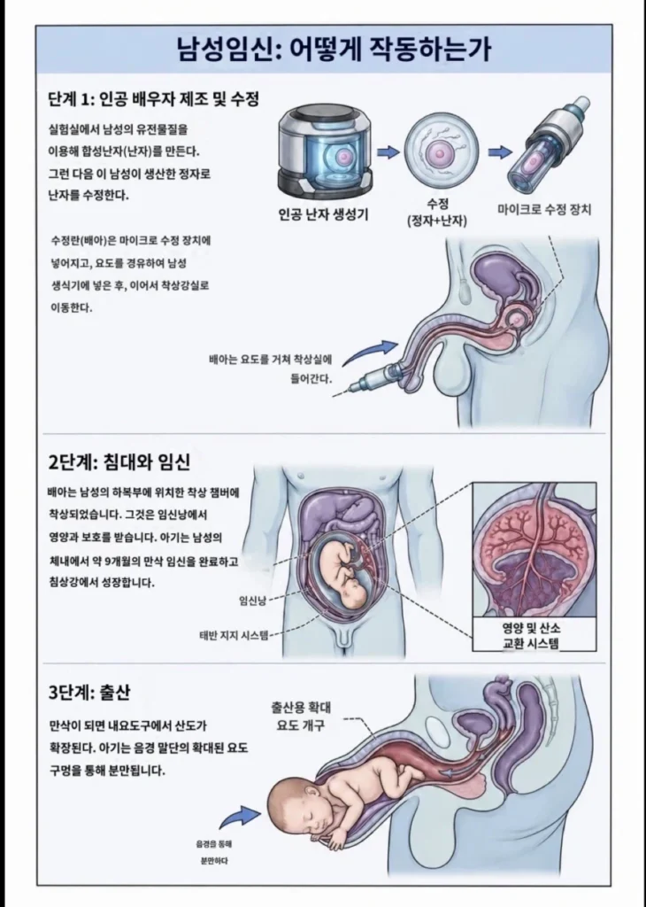 남성 출산, 가능한 일일까?