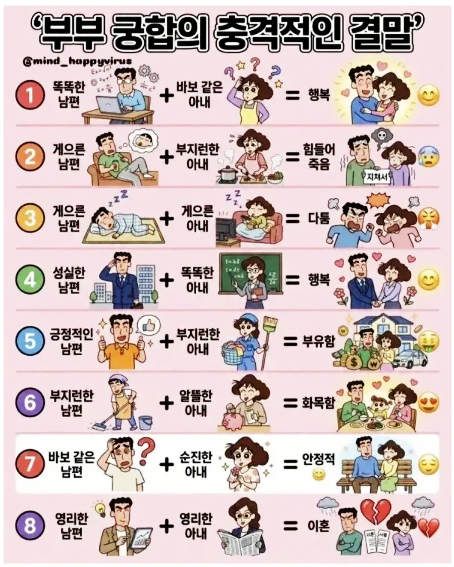 부부 궁합, 충격적인 결말을 맞이하다