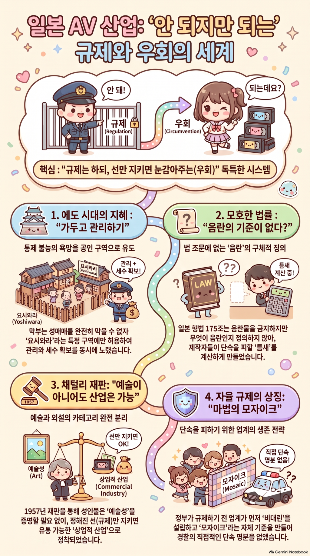 일본 AV 산업 발전의 배경