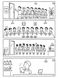 남자 11명 단체 손님의 위엄.jpg
