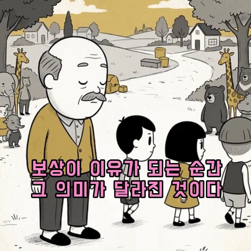 아이들이 시끄러울 때 부자가 돈을 준 까닭.toon