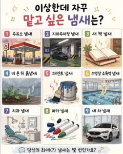 이상한데 자꾸 맡고 싶은 냄새 9