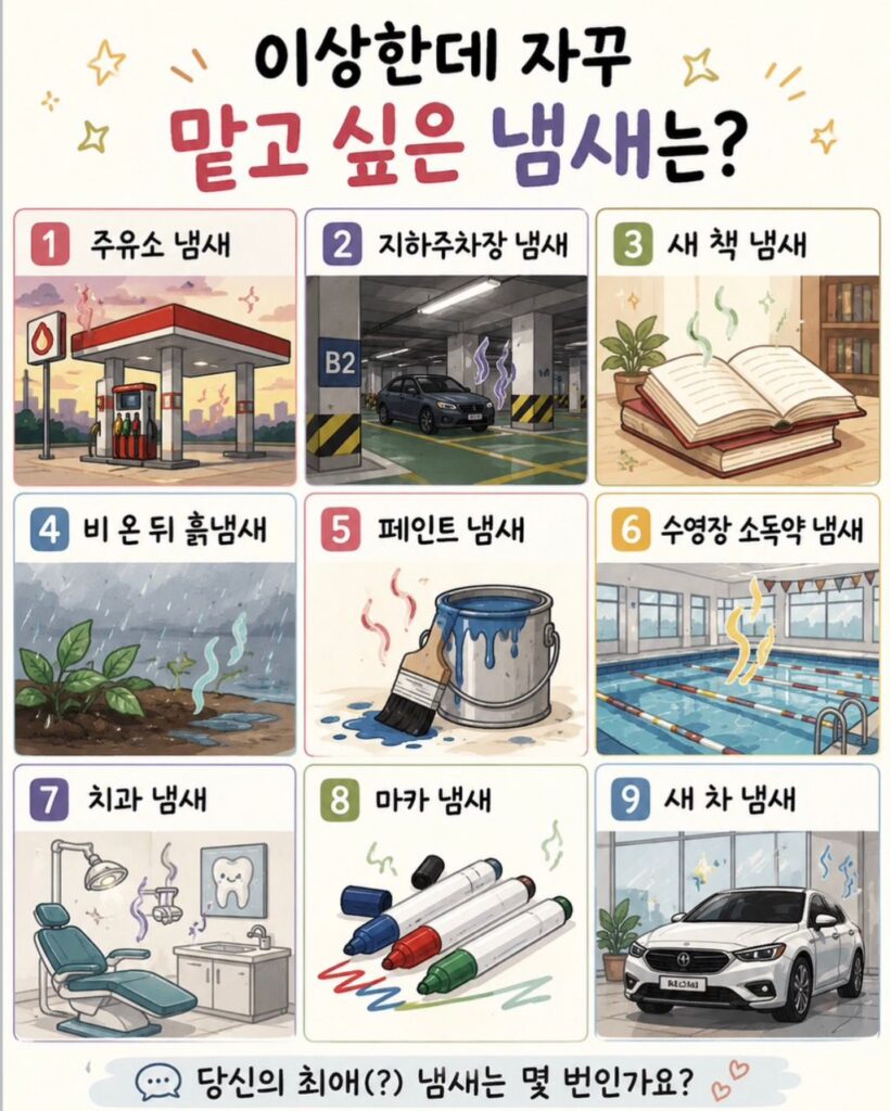 이상한데 자꾸 맡고 싶은 냄새 9