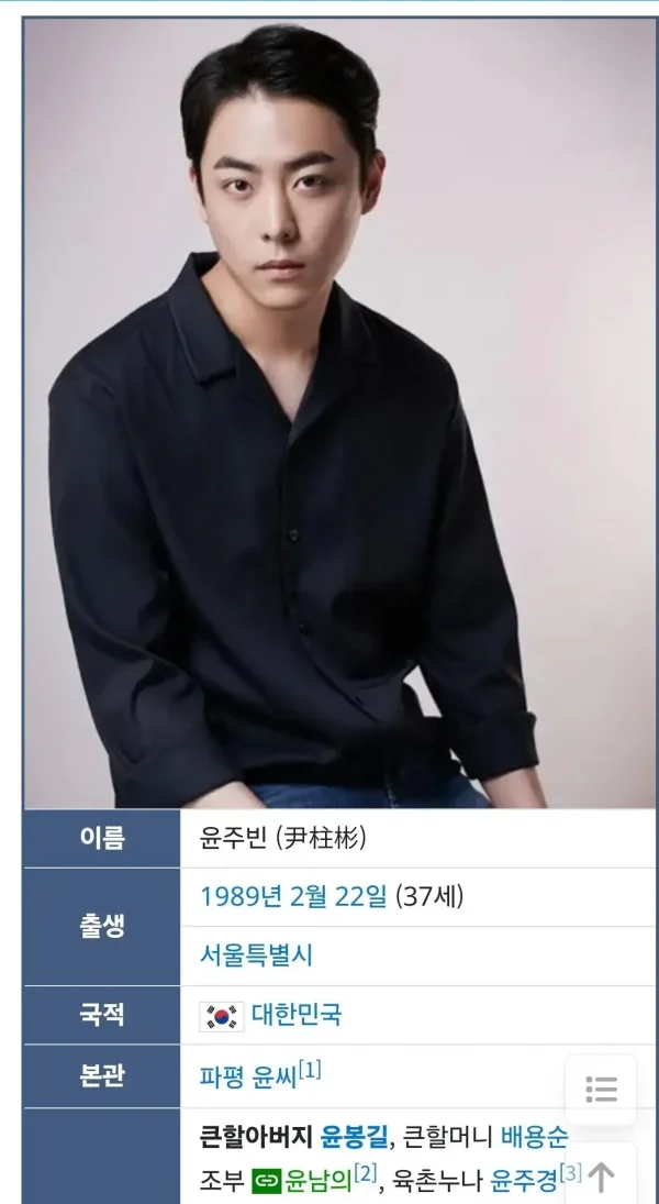 배우, 조상 자랑 충분히 할 만하네 ㄷㄷ