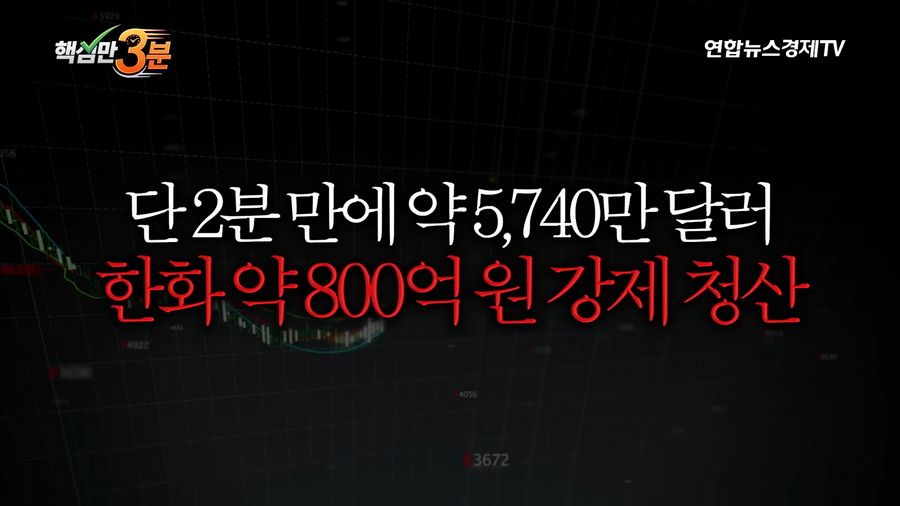 SK하이닉스 1주 하한가로 800억 롱포지션 강제 청산된 사건