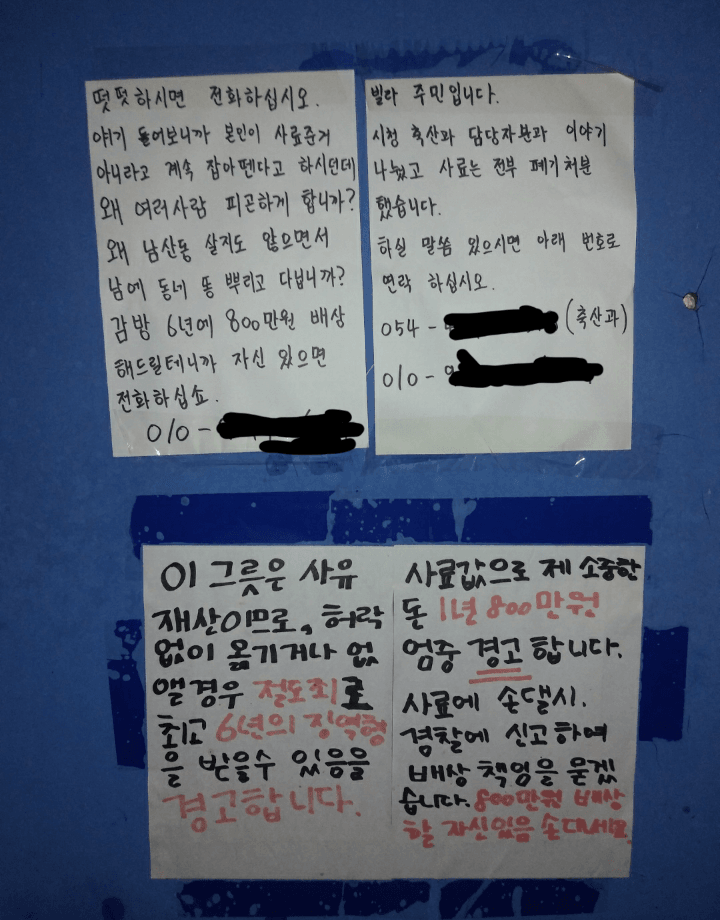 캣맘과 통화, 분노 주의