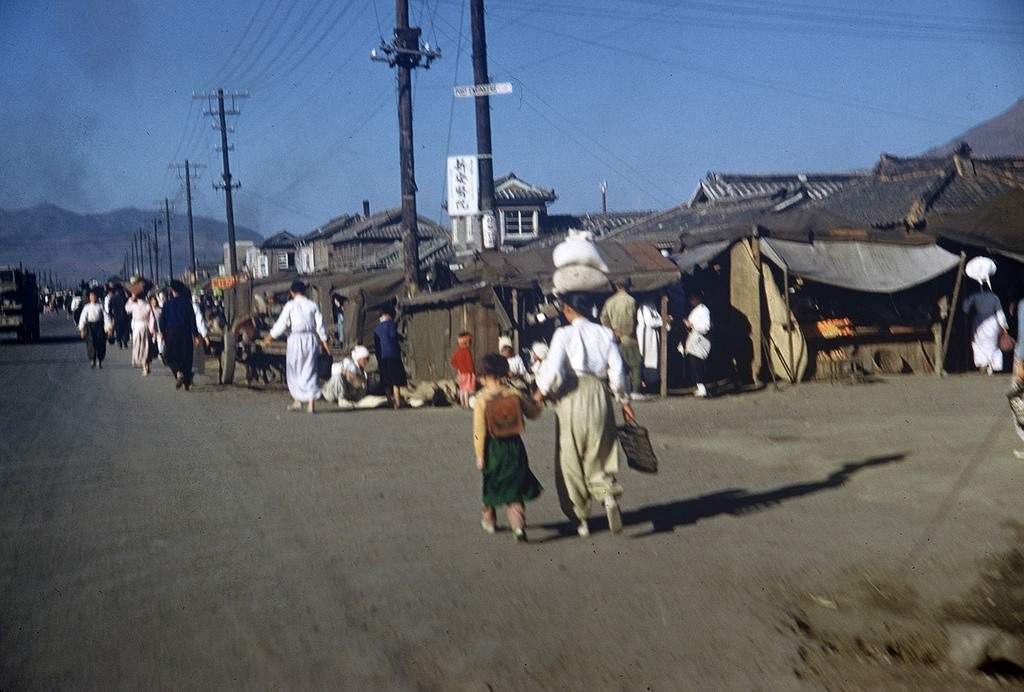 1955년 서울 거리 풍경 (사진)