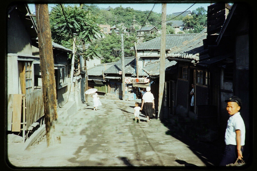 1955년 서울 거리 풍경 (사진)
