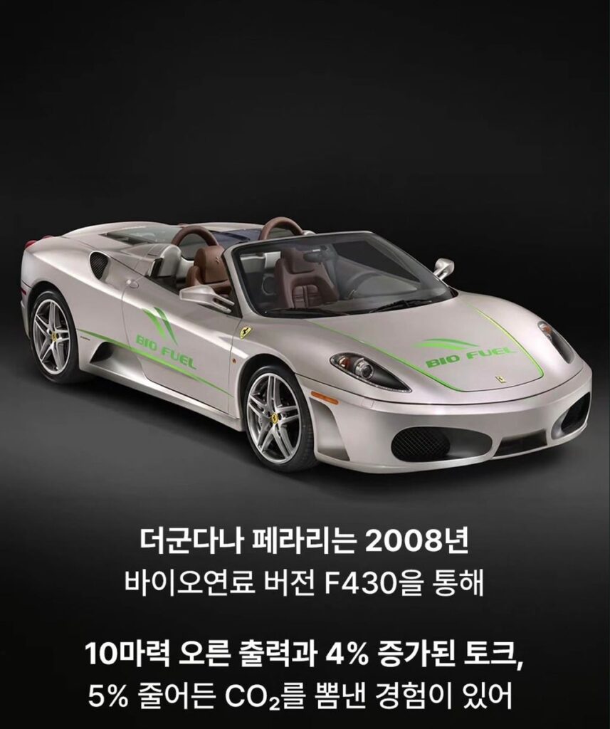 페라리 CEO, 옥수수로 가는 자동차 제작 발표
