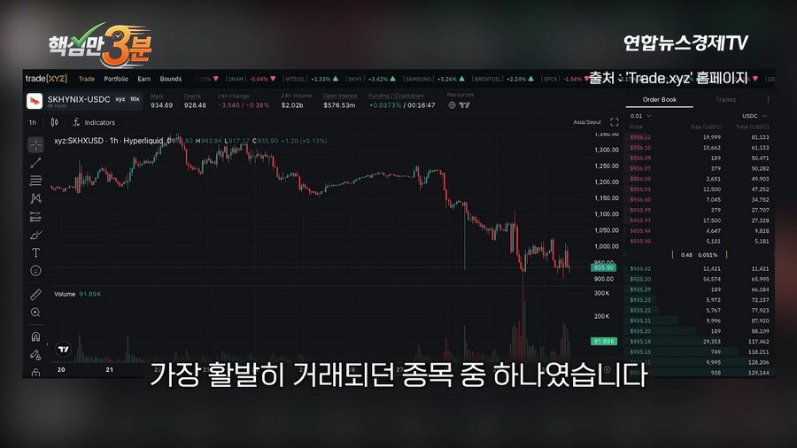 SK하이닉스 1주 하한가로 800억 롱포지션 강제 청산된 사건
