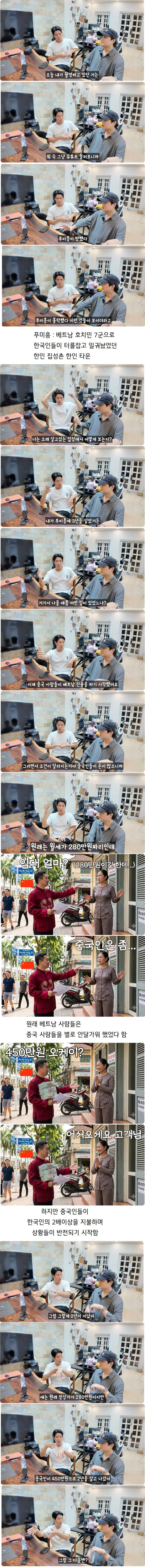 베트남 한인타운 쇠퇴 원인 분석