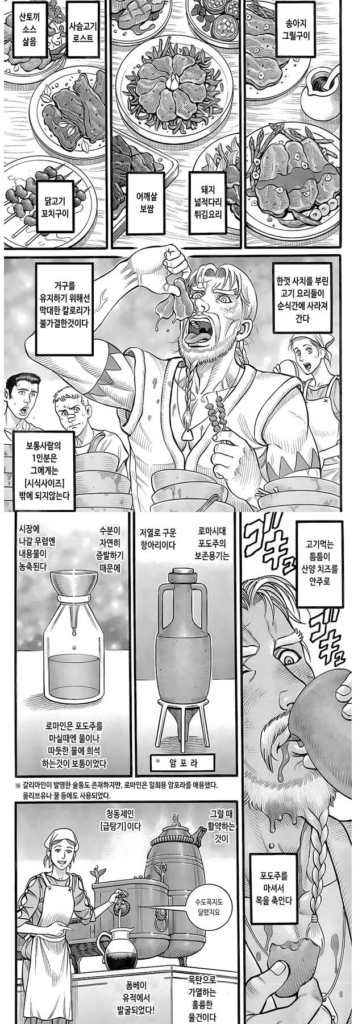 로마 시대 식사: 만화와는 다른 진실