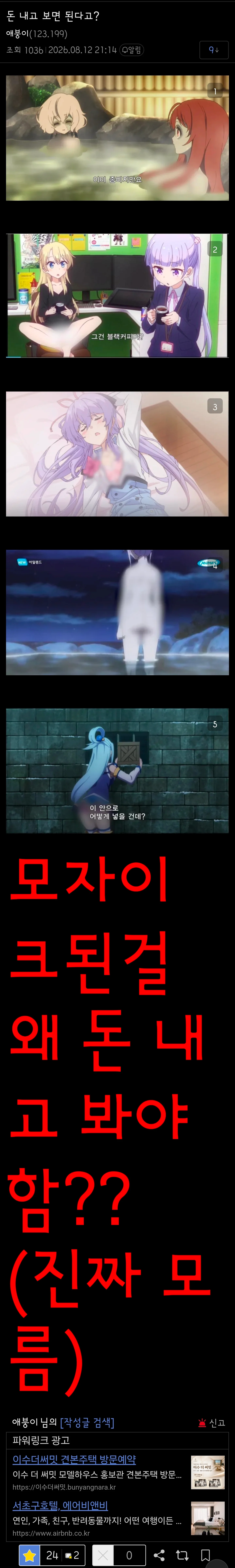 애니메이션 불법 스트리밍 사이트 막혀서 열받은 디시인.jpg