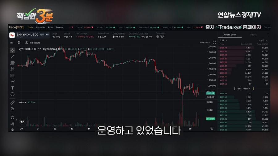 SK하이닉스 1주 하한가로 800억 롱포지션 강제 청산된 사건