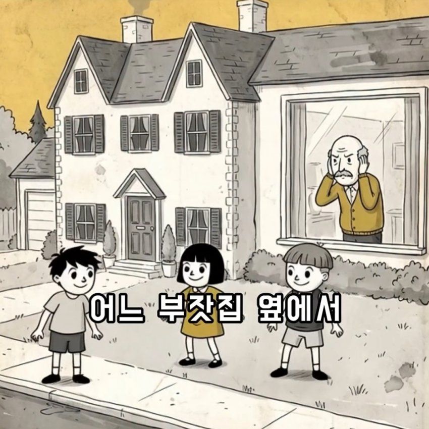 아이들이 시끄러울 때 부자가 돈을 준 까닭.toon