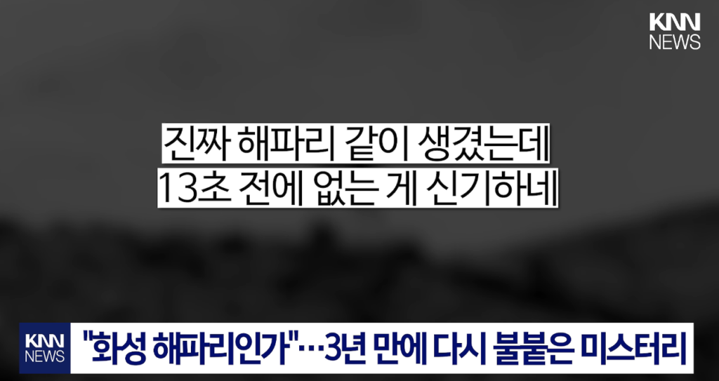 화성 사진 속 NASA의 미확인 물체