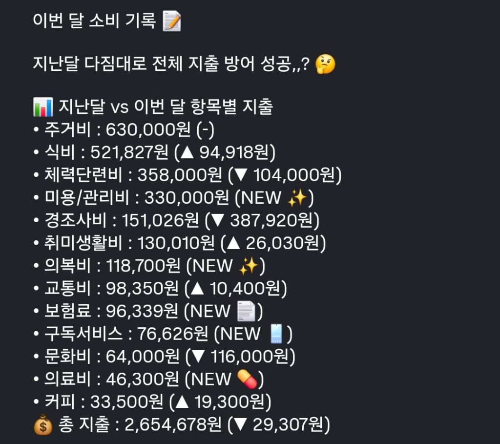 8년차 은행원 한달 지출비.jpg