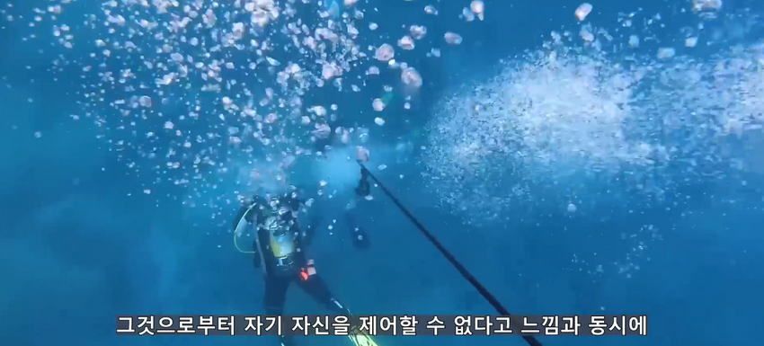 초대형 터빈에 빨려 들어간 남자에 대한 영상