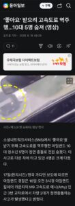 고속도로 역주행으로 '좋아요' 구하다 10대 5명 사망