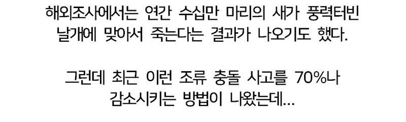 풍력발전기 새떼 충돌을 70%나 감소시킨 방법.jpg