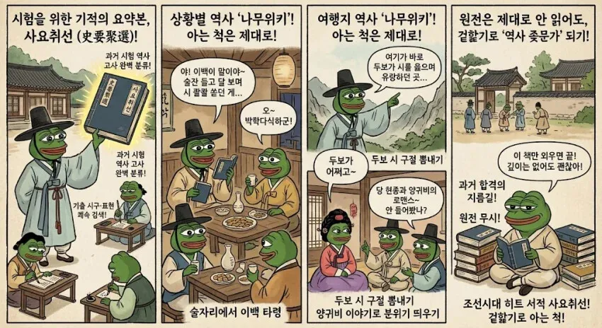 조선 시대 '사요취선'을 통한 벼슬길 준비