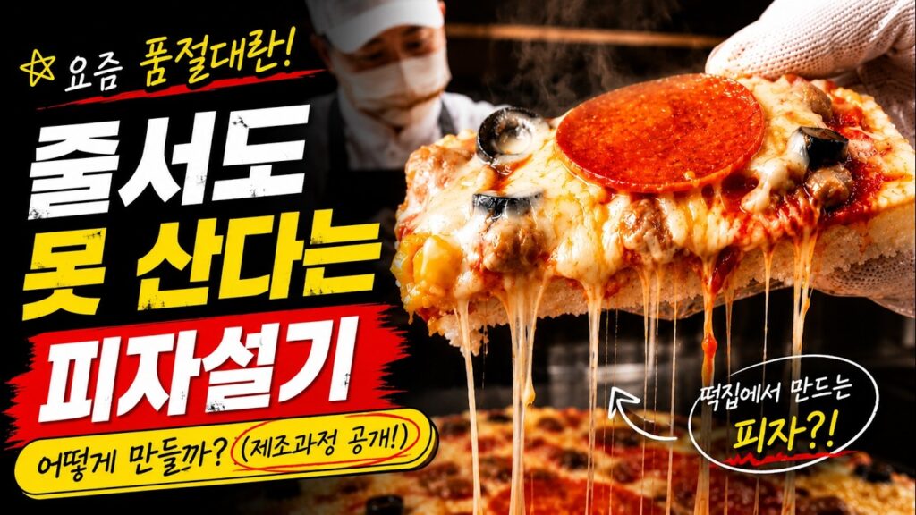 피자설기 (피자 + 백설기)