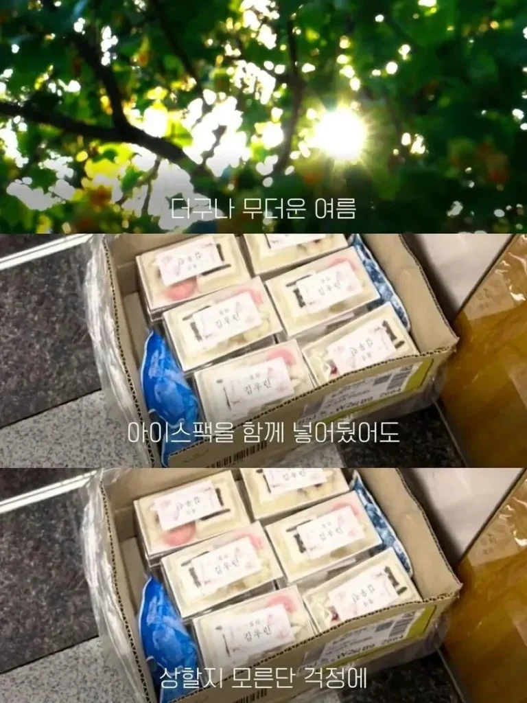 백일떡을 엘리베이터에 두었더니 이웃들 반응