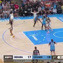 여자농구 WNBA, 거친 파울 장면