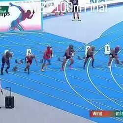 100미터 달리기 80세 이상 최고 기록