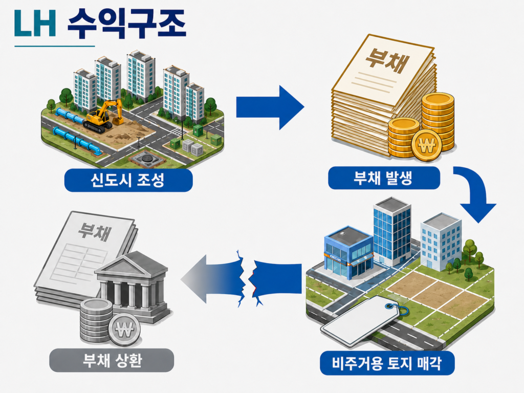 신도시 상업용지 미분양 심각… LH, 8.7조 원 규모 토지 '재고'