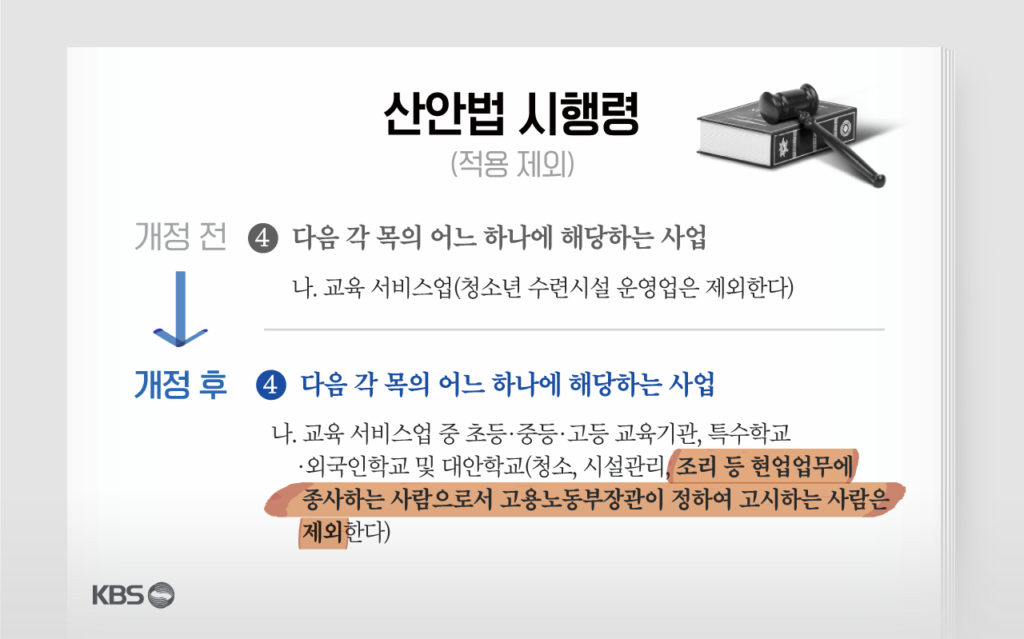 급식 조리 23년, 폐암 3기 진단…'죽음의 조리실' 실태 고발