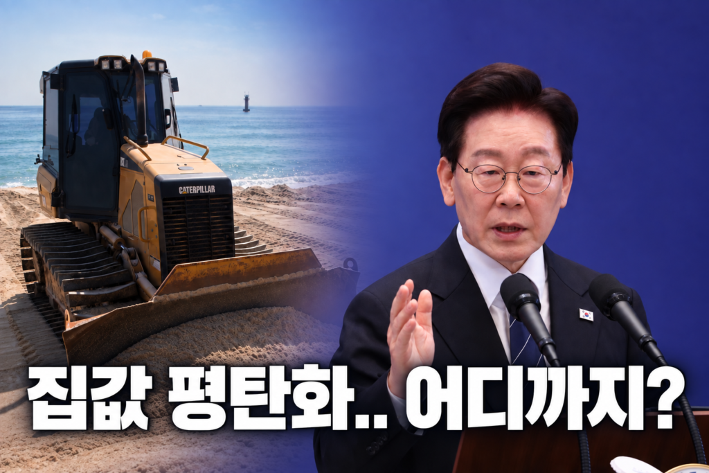 대통령, 부동산 시장 '평탄화' 언급…집값 격차는 여전