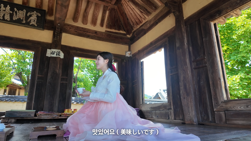 한복을 입고 싶었다는 일본여자..처음 가본 안동.jpg