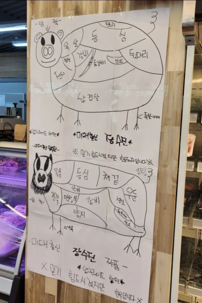 미국 대학 출신 정육점 사장님