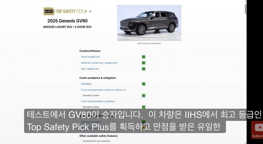 제네시스 vs 렉서스, 미국인들의 반응.
