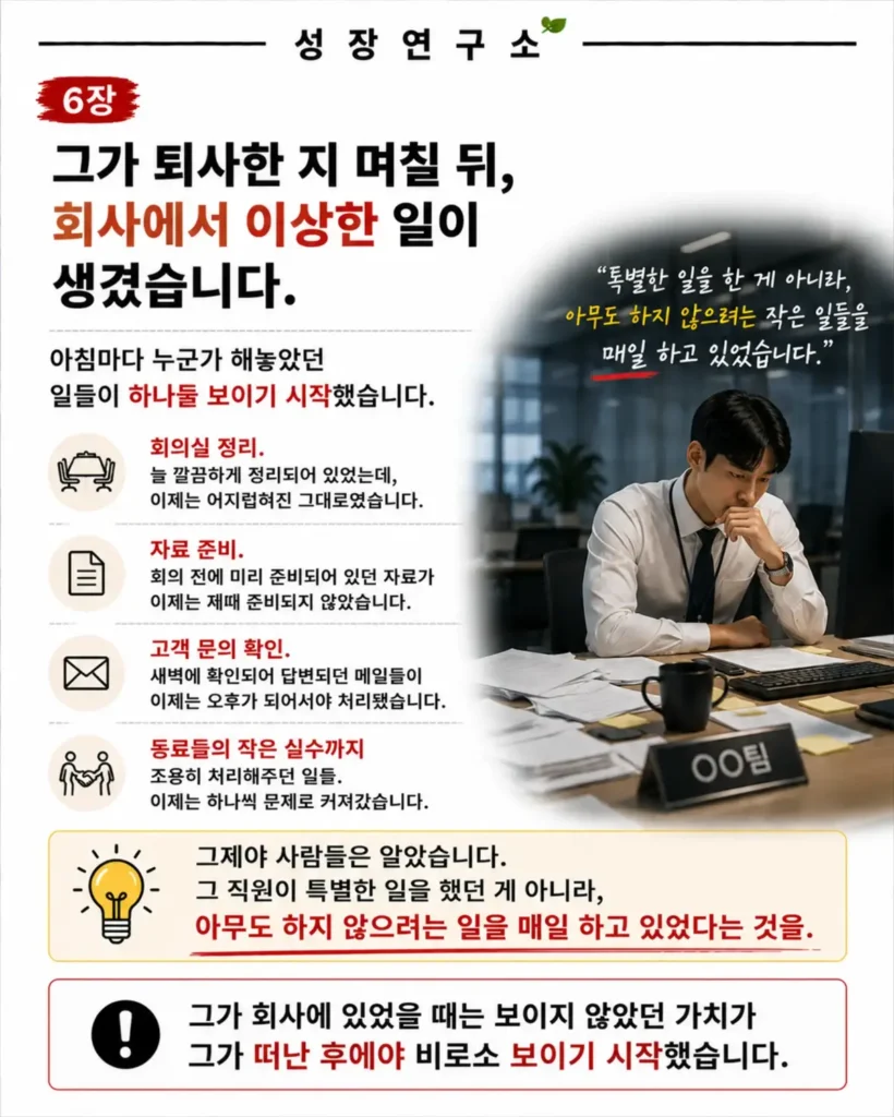 30분 일찍 출근하던 직원, 퇴사한 이유.jpg