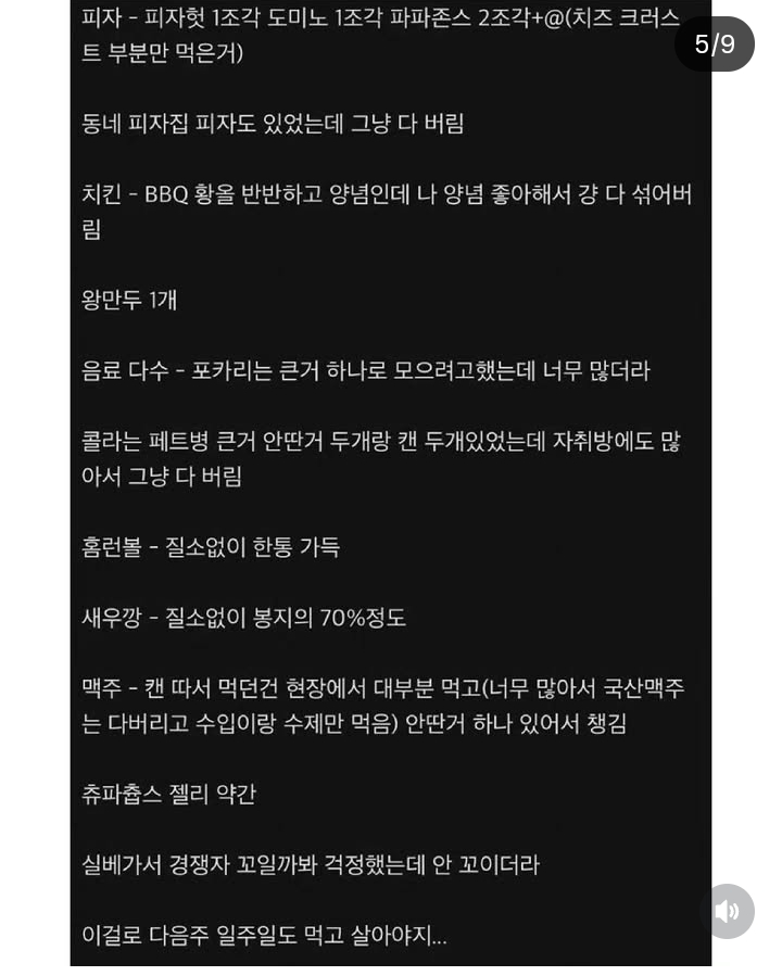 한강에서 무료 식사 해결하는 디시인